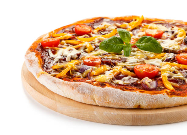 istock Pizza pepperoni with tomatoes, mushrooms and pepper 872625142