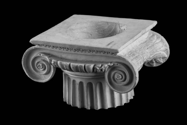 istock gypsum pommel column, capital, pilaster. 872646840