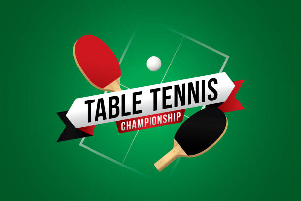ilustrações de stock, clip art, desenhos animados e ícones de table tennis - table tennis