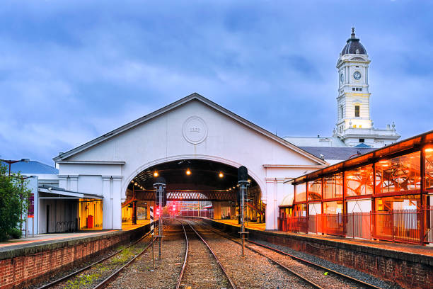 vic ballarat train station rails - 1862 imagens e fotografias de stock