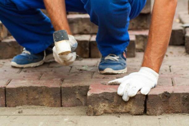 istock Laying Paving Slabs by mosaic close-up 872664054