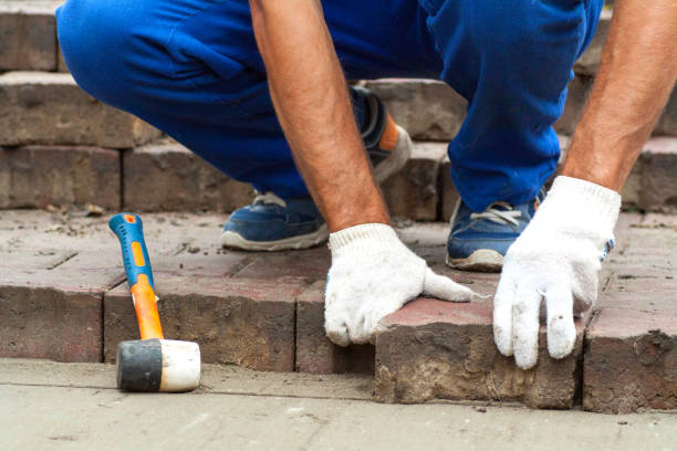 istock Laying Paving Slabs by mosaic close-up 872664558