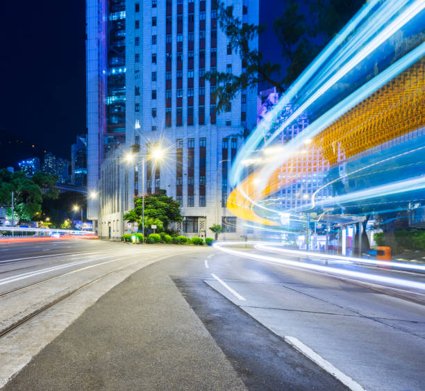 istock busy traffic at night in downtown Hong Kong 872676776