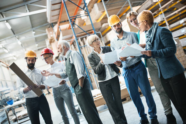 istock Industrial design team in a meeting. 872683442