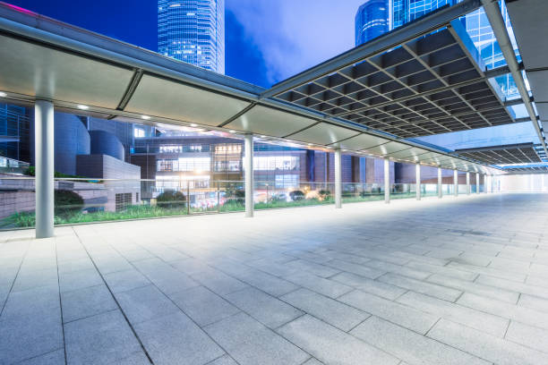 istock empty car park front of modern building,Hong Kong 872684014