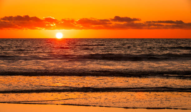 istock Sunset at San Diego Beach, autumn 872715130