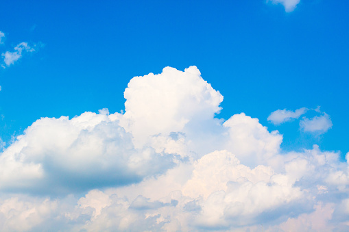 Cloud on the blue sky texture background