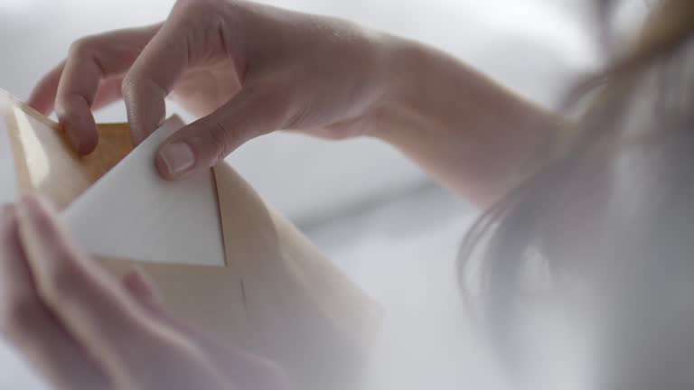 Woman Reading Love Letter