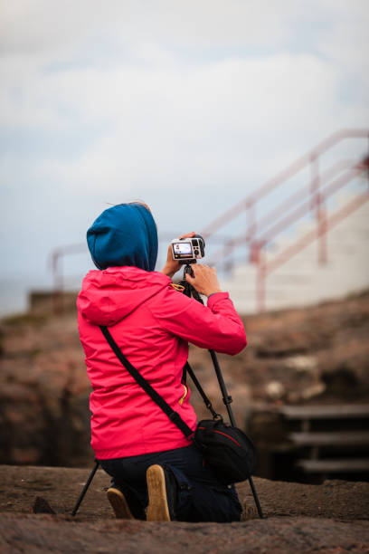 istock Tourist at Lindesnes Lighthouse in Norway 872742912