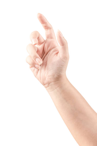 istock Close up Hand and arm  on white  background. 872743060