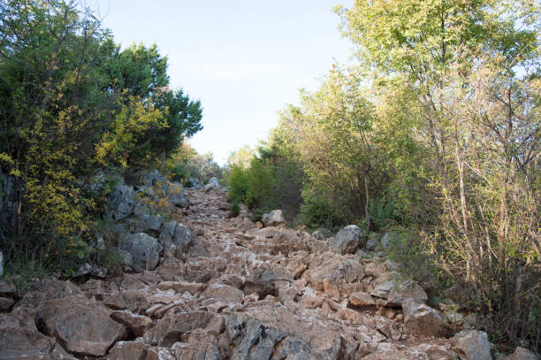 Way of the Cross in Medjugorje on Mount Krizevac