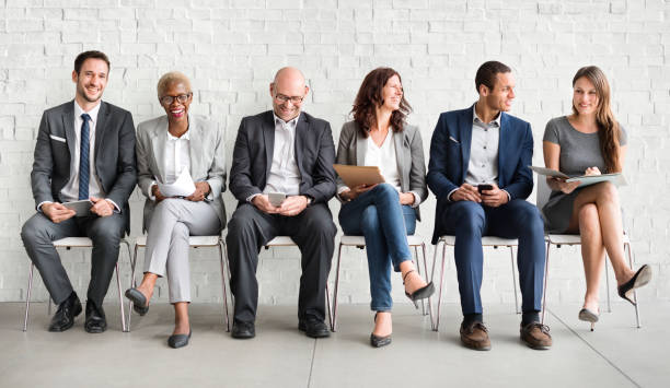 istock Group of diverse people are waiting for a job interview 872756584