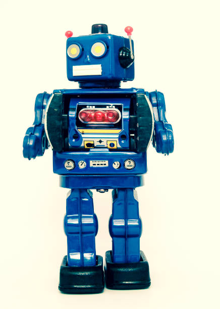 istock metalic robobot toy standing 872765626
