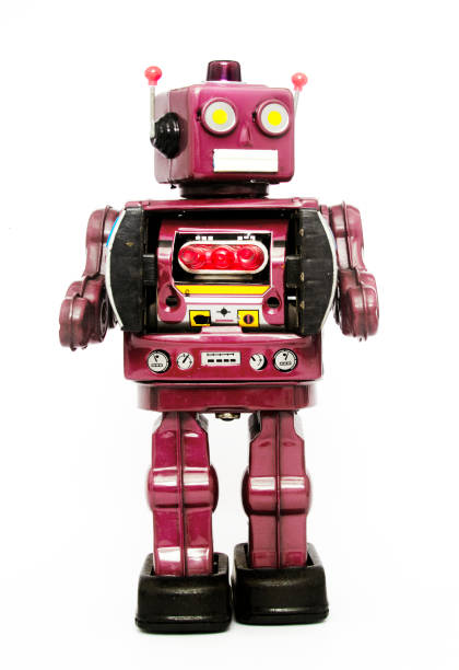 istock metalic robobot toy standing 872765690