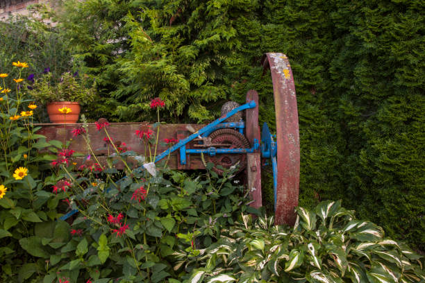 istock old chopper converted to a flowerbed 872779338