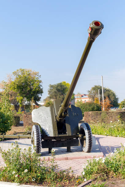 istock Old cannon three times since World War 872780354