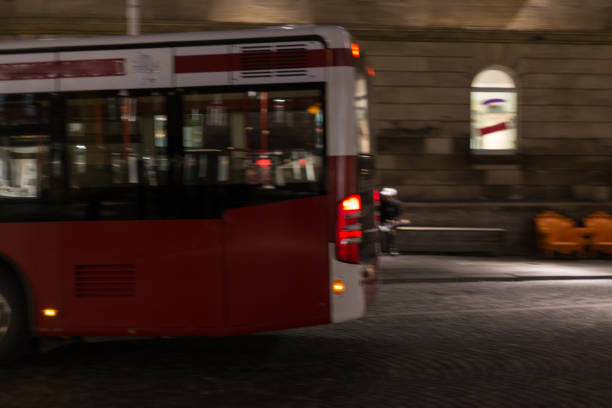 istock local public transport at night with citylights 872800196