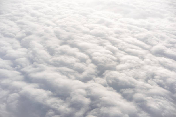 Layer of cloud photographed from above