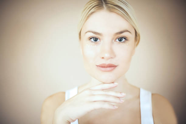 istock Beauty young woman. Space for copy. 872803496