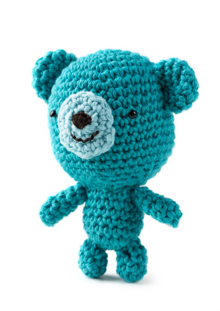 istock Crocheted amigurumi toy 872810672