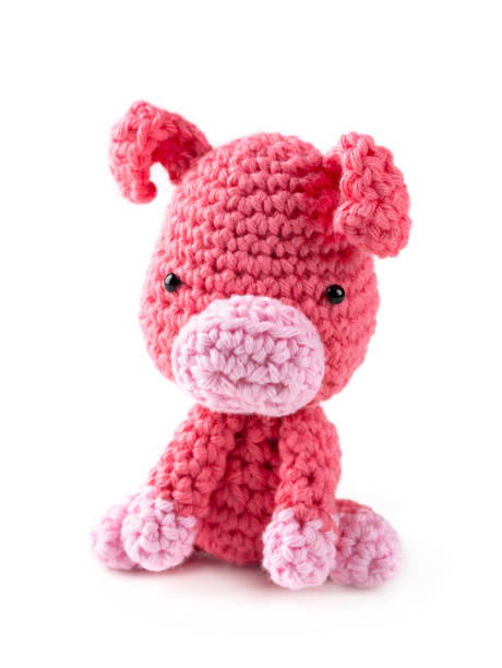 istock Crocheted amigurumi toy 872810676