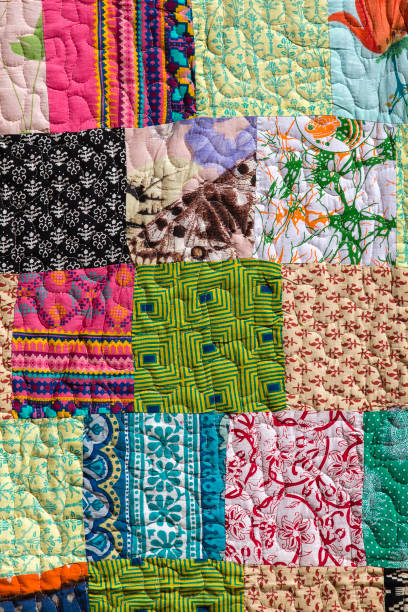 istock Detail Indian patchwork blanket in market. Rajasthan, Asia 872810732