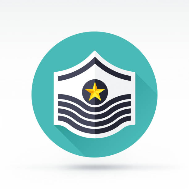 rangsymbol - rank military patch insignia stock-grafiken, -clipart, -cartoons und -symbole