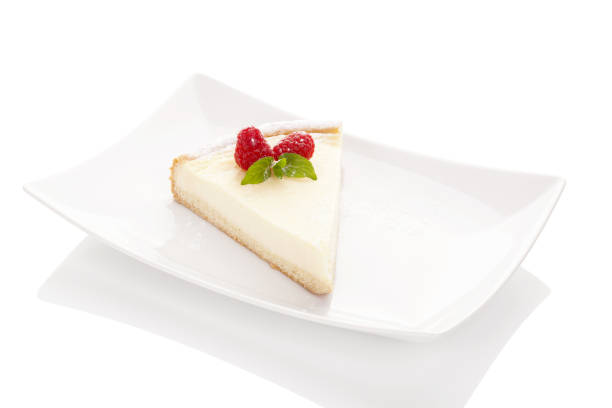 istock Homemade Cheesecake on white plate. 872818056