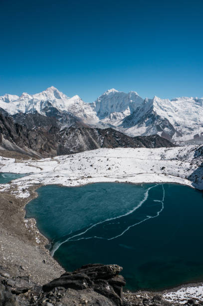 istock snowy mountains and lake 872832684