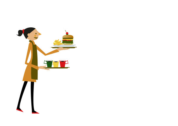 258 Waitress Taking Order Illustrations & Clip Art - iStock | Busy waitress  taking order