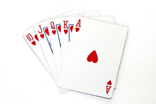 istock A royal flush poker hand - playing cards 872837248