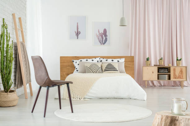 istock Round carpet on the floor 872839958