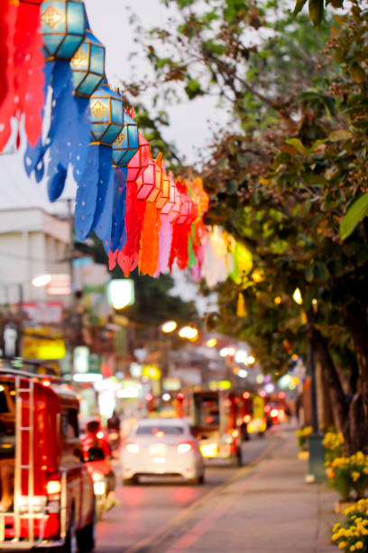 istock Floating lantern Festival in Chiangmai, Thailand 872844318