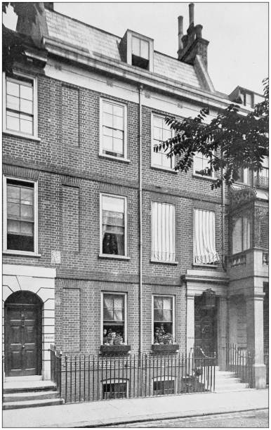 istock Antique photograph of London: Cheyne Row 872844714