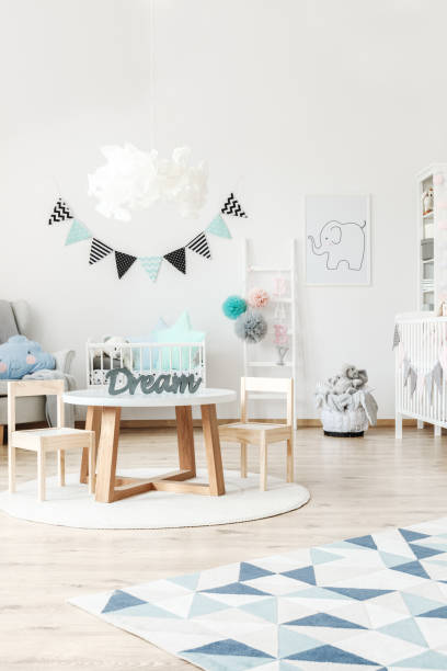 istock Elegant interior of child's room 872844862