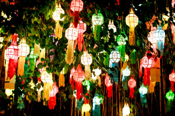 istock Floating lantern Festival in Chiangmai, Thailand 872845432