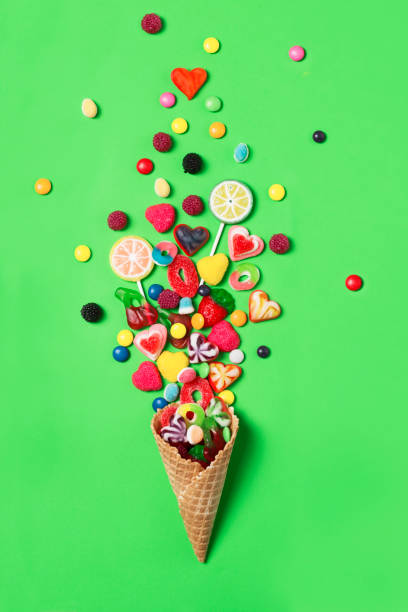 istock Colorful sugar gummy confectionery 872848698