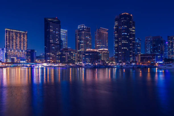istock Promenade and canal in Dubai Marina 872849116