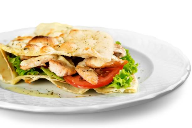 sandwich. - vegetable healthy eating heirloom tomato edible mushroom stock-fotos und bilder