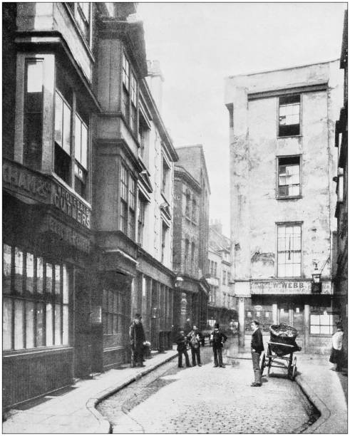 istock Antique photograph of London: Cloth Fair 872862752
