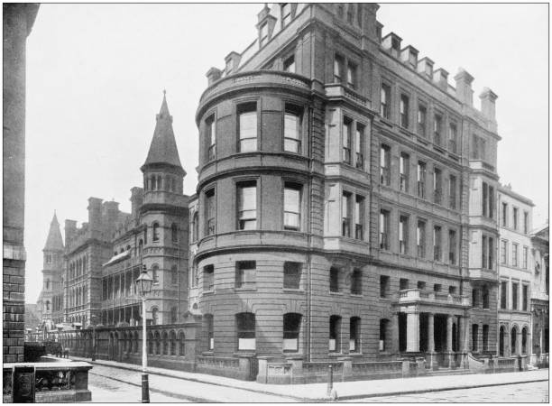 istock Antique photograph of London: Great Ormond Street 872866256
