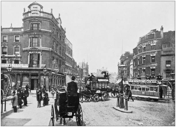 istock Antique photograph of London 872873346