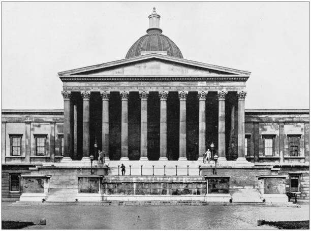 istock Antique photograph of London: University college 872874156