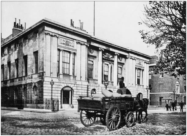istock Antique photograph of London: Trinity square 872882092