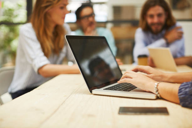 istock Team work, meeting in a table. New strategies. 872895932