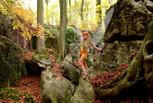 istock Enchanted Autumn Fairy 872896172