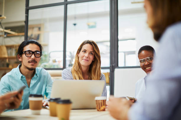 istock Team work, meeting in a table. New strategies. 872896650
