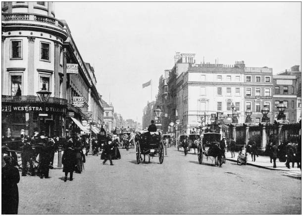istock Antique photograph of London: West Strand 872896796
