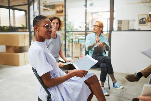 istock Team work, meeting in a table. New strategies. 872899002
