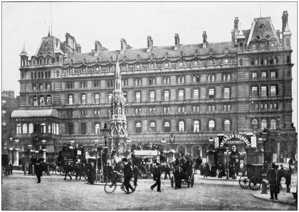istock Antique photograph of London: Charing Cross 872899546
